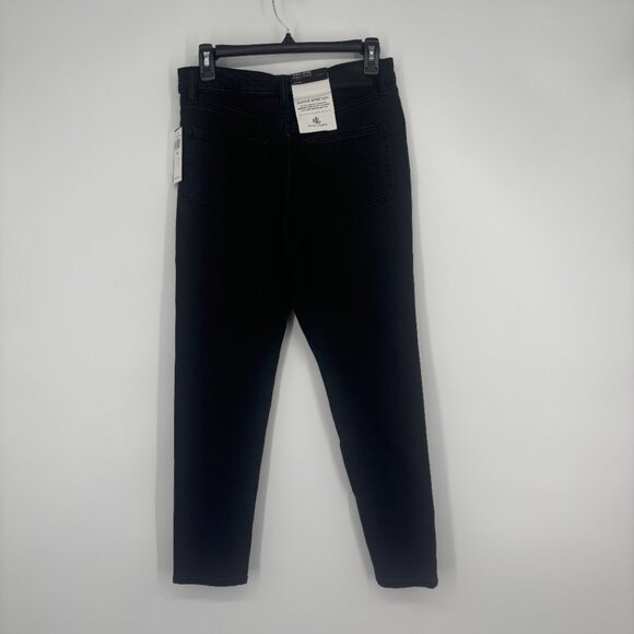 LAUREN Ralph Lauren Women's High-Rise Super-Slim Ankle Jeans Black Size 6P NWT - Picture 3 of 5